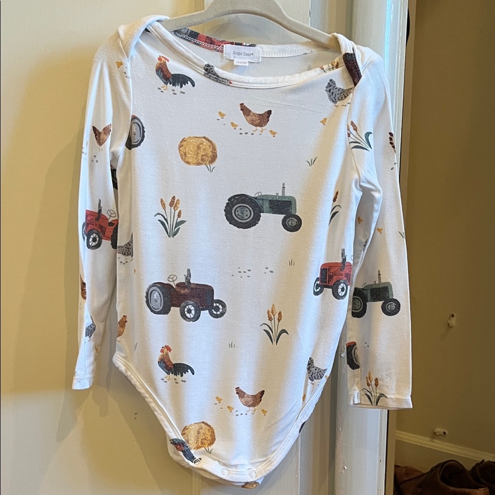 Angel Dear farm bodysuit 18-24mo